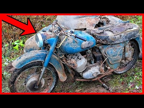 OMG! Found a Rare Old Abandoned Motorcycle In The Village