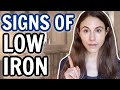 10 SIGNS OF IRON DEFICIENCY NOT TO MISS // DERMATOLOGIST @DrDrayzday