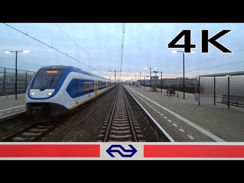 4K CABVIEW HOLLAND Schiphol - Almere Oostvaarders SLT 5dec 2018