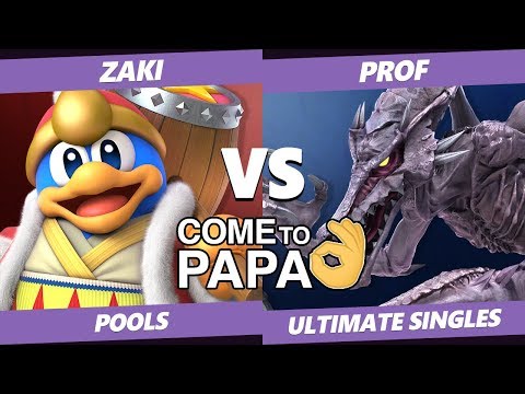Smash Ultimate Tournament - ZAKI (Dedede) Vs. prof (Ridley) CtP3 SSBU Pools