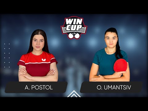 09:30 Anastasiia Postol - Olha Umantsiv West 1 WIN CUP 19.05.2024 | Table Tennis WINCUP 1