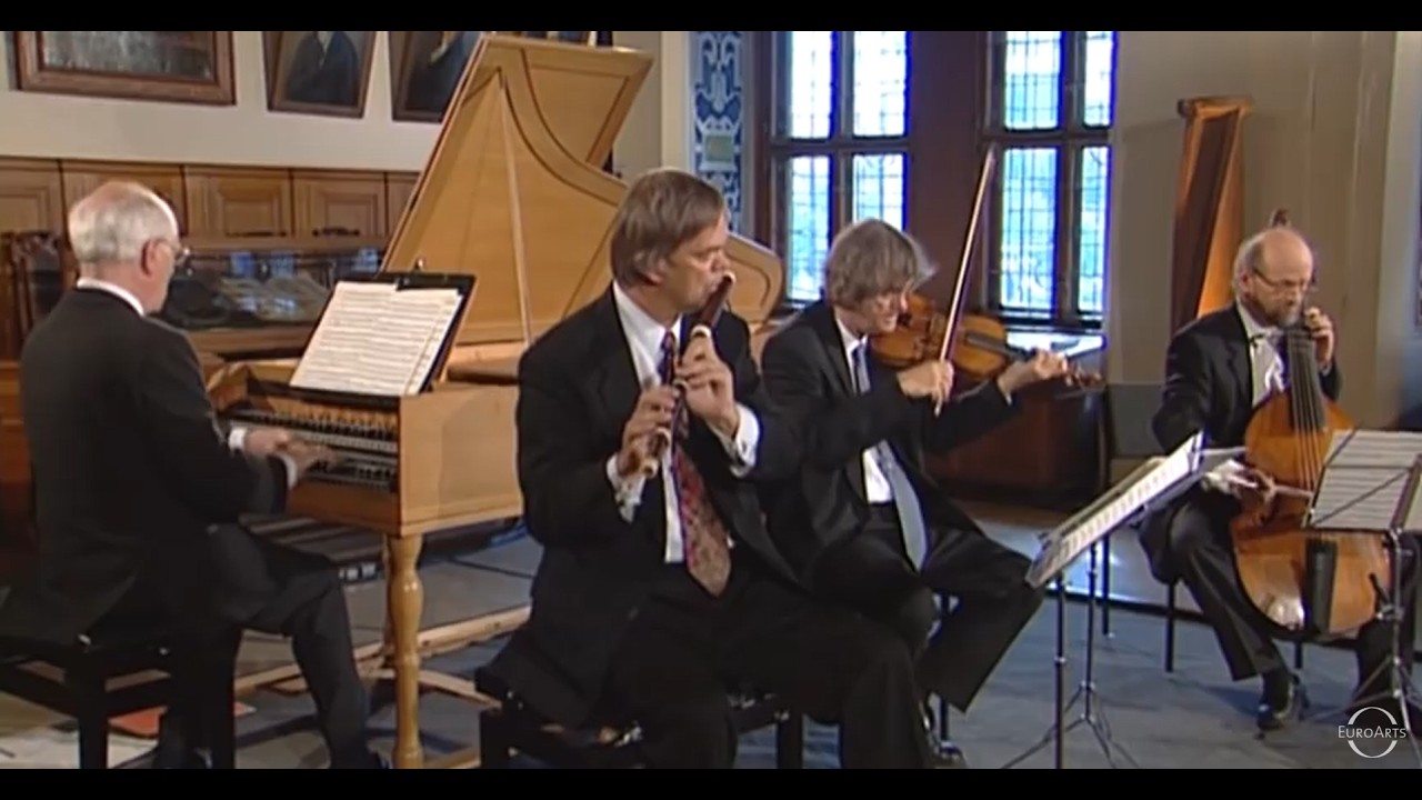 Kuĳken Trio - Bach : Trio Sonata in D BWV.529 (1987 - live)