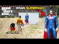 GTA 5: Shinchan Drawing Superman