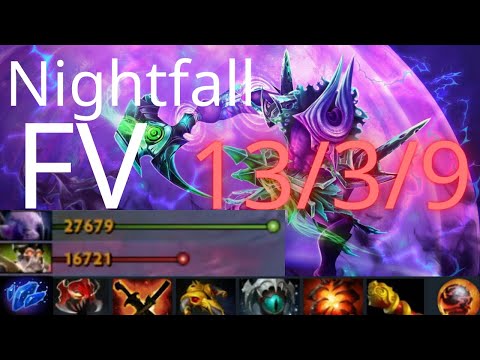 Nightfall Faceless Void vs WK, Tidehunter, Mars - VP vs TSpirit g3 DPC dota2
