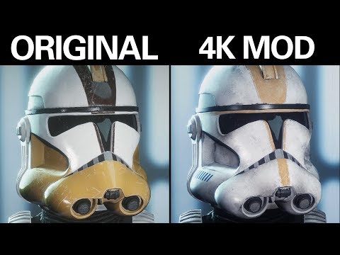 SWBFII Graphics Overhaul: Accurate Clone Legions [4K RETEXTURE MOD]