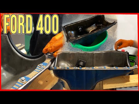 79 Ford Bronco 400 Oil Pan Gasket Replacement