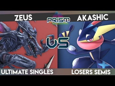 PRISM 162 - Zeus (Ridley) vs. Akashic (Greninja) - Losers Semis - Smash Ultimate Singles