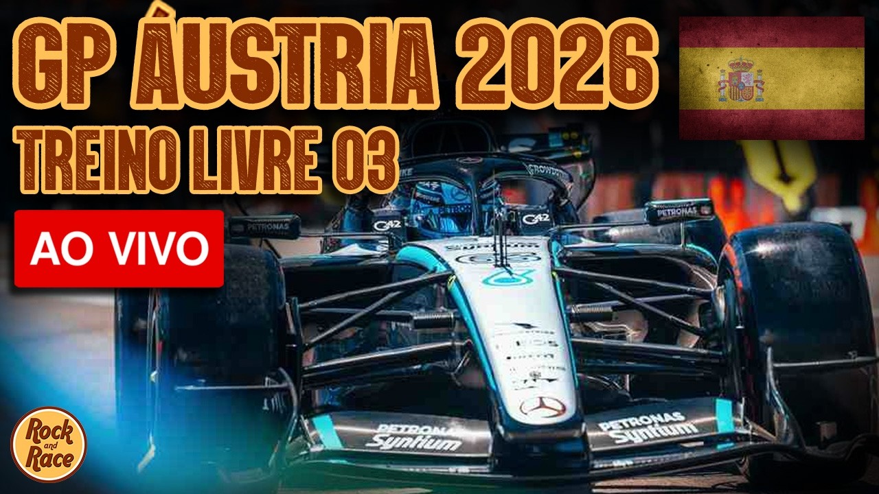 GP ÁUSTRIA 2026 - Treino Livre 03 - AO VIVO - Análise e comentários em tempo real