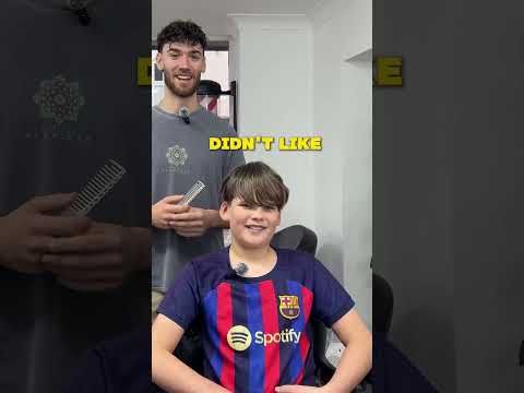 Low taper fade with a textured fringe | gibbzthebarber