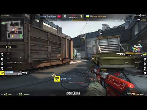 ngiN   1vs3 clutch CT   post plant situation to secure a limited buy round for Space Soldiers