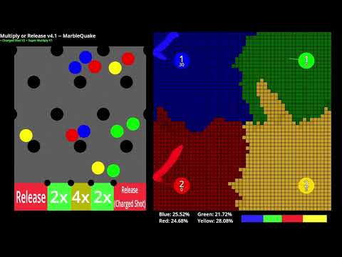 Multiply or Release + Charged Shot #28 | Marble Race in Godot