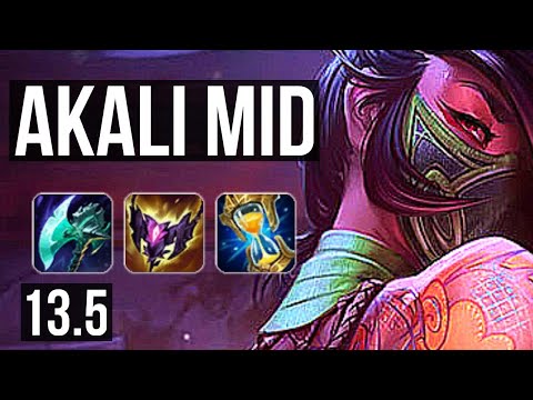 AKALI vs AHRI (MID) | 9/2/11, 800+ games | KR Challenger | 13.5