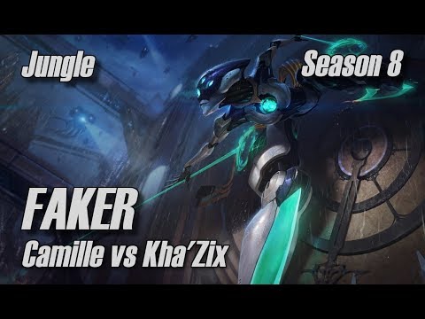 Faker - Camille vs Kha'Zix Jungle - Season 8