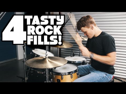 4 Tasty Rock Fills | Drum Lesson