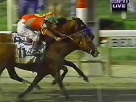 VICTORY GALLOP con Gary Stevens Belmont Stakes 1998 Part II...!!!
