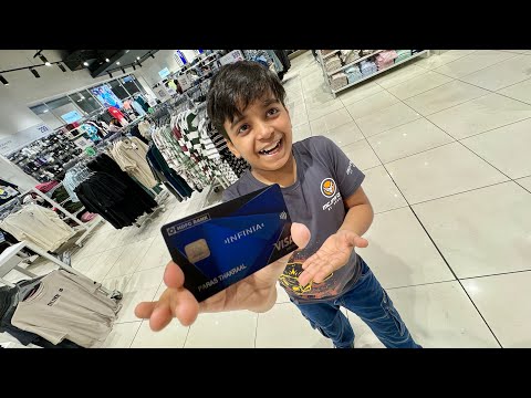 Giving my credit card to madhav for 30 mins😍