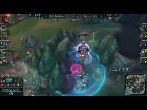 SKT vs FW Highlights Game 1 MSI 2017 Semi Finals SK Telecom T1 vs Flash Wolves by Onivia