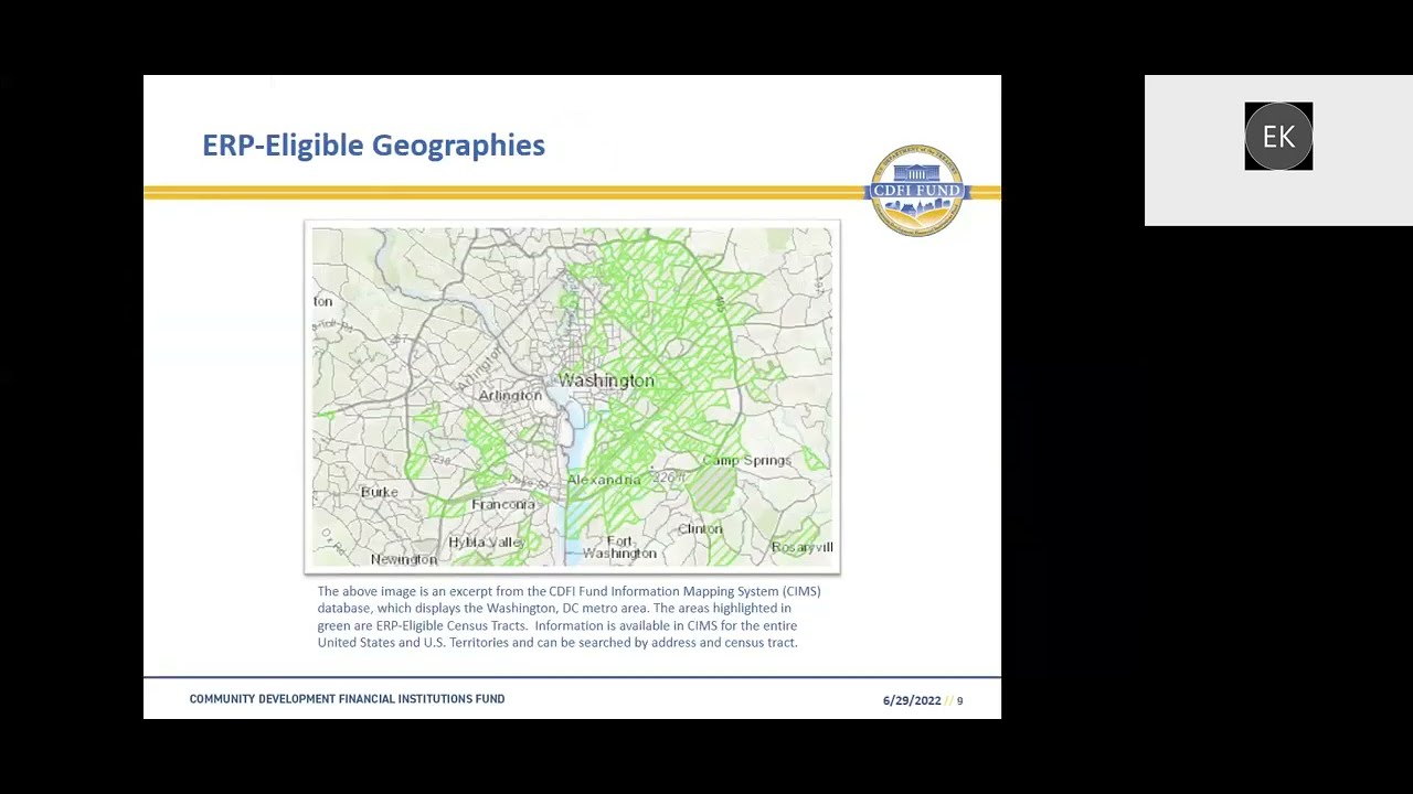 CDFI Equitable Recovery Program Application Webinar 1
