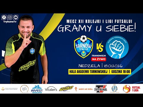 🔴NA ŻYWO!  1 LIGA  | FUTSAL CLUB TARNÓW  vs  MORAVIA TOMPAWEX OBICE  | 12 kolejka