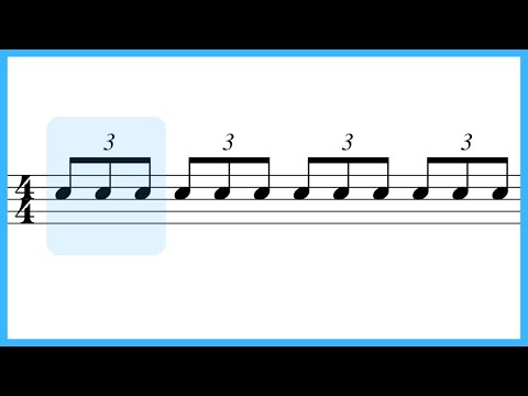 Triplet rhythm exercises for beginners 🥁