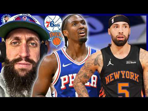 "DISGUSTING BASKETBALL!" - Sixers get OBLITERATED by the Knicks in Philly...