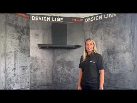 Design Line 8001 - 60 cm - vägg - svart - Smarthome