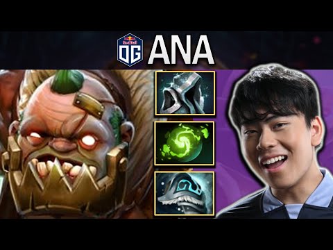 OG.ANA SMURF PUDGE WITH 21 KILLS & REFRESHER - DOTA 2 7.31 GAMEPLAY