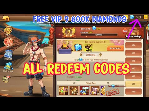 Pirate Arena Mobile | All New 8 Codes -  One Piece RPG Free VIP9 & Free SSR Android iOS APK