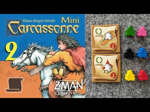 WHAT'S NEW Carcassonne Mini-Expansion The Messengers and PLAYTHROUGH