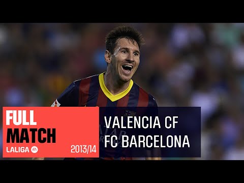 Valencia CF - FC Barcelona (2-3) LALIGA 2013/2014 FULL MATCH