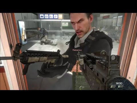 COD MW2 - What Happens If You Stop Makarov On No Russian?