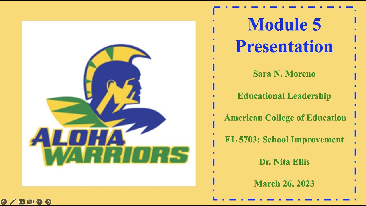 American College of Education EL5703 - Module 5 Presentation