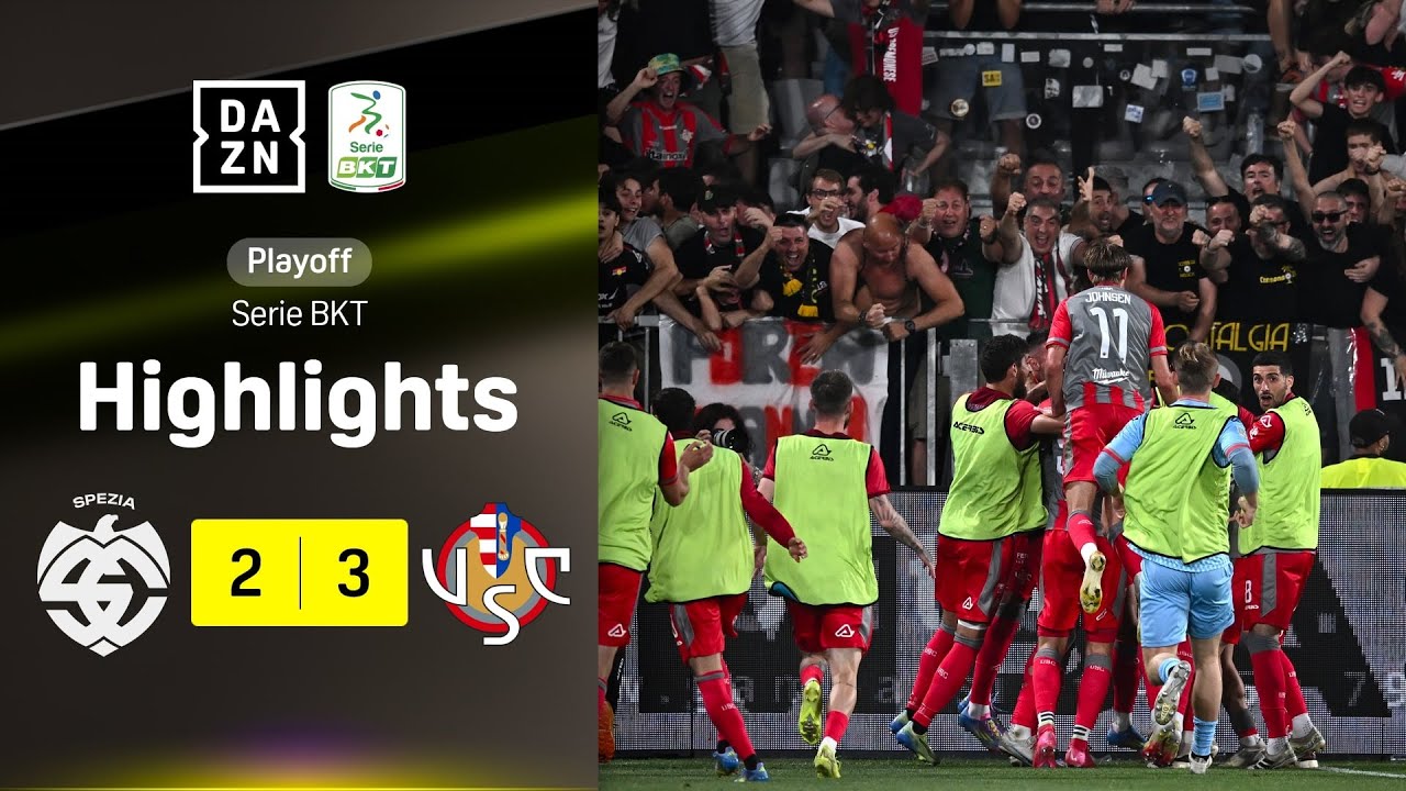 La CREMONESE vola in Serie A, battuto lo Spezia: Spezia-Cremonese 2-3 | Serie BKT | DAZN Highlights