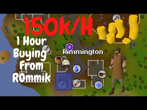 OSRS Free To Play Money Making 150K/H Buying From Rommik  For 1 Hour Oldschool Runescape F2P
