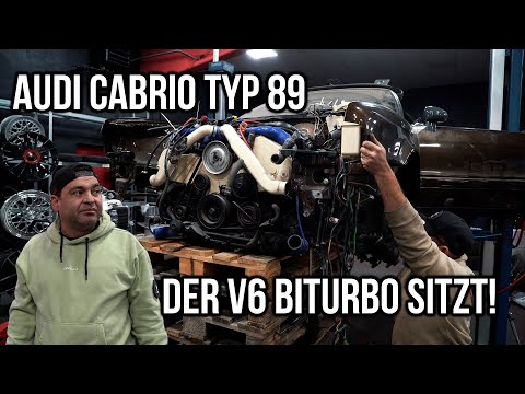 LEVELLA | Audi Cabriolet Type 89 | The "Turkish" wedding - The 2.7 Biturbo is in place! Friends a...