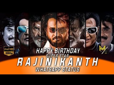 Happy Birthday Rajini | Super Star | Whatsapp status | Thalaivar | Mass video | Download link 👇