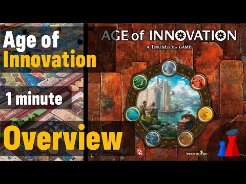 Age of Innovation -1 minute Overview - Peaky Boardgamer