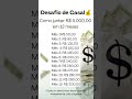 Como JUNTAR R$ 5.000,00 em CASAL e em 1 ANO? #juntardinheiro #dinheiro