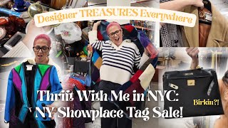 I Went Thrifting at the Wildest NYC Tag Sale | Designer, Antiques & Haul $2 Finds at NY Showplace!