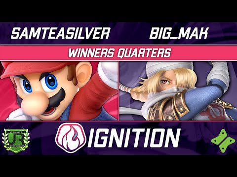 SamteaSilver (Mario) vs big_mak (Sheik, Aegis) - Ignition 281 WINNERS QUARTERS