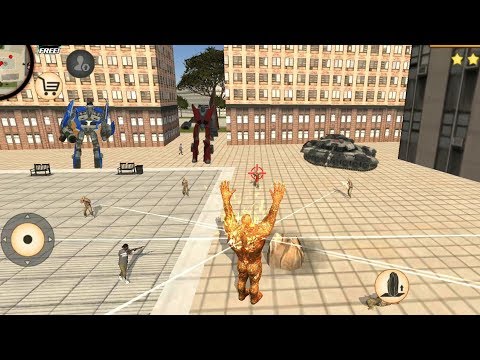 Stone Giant (Giant Man Surrender of the Army Man)Stone Man Fight Police & Army - Android Gameplay HD