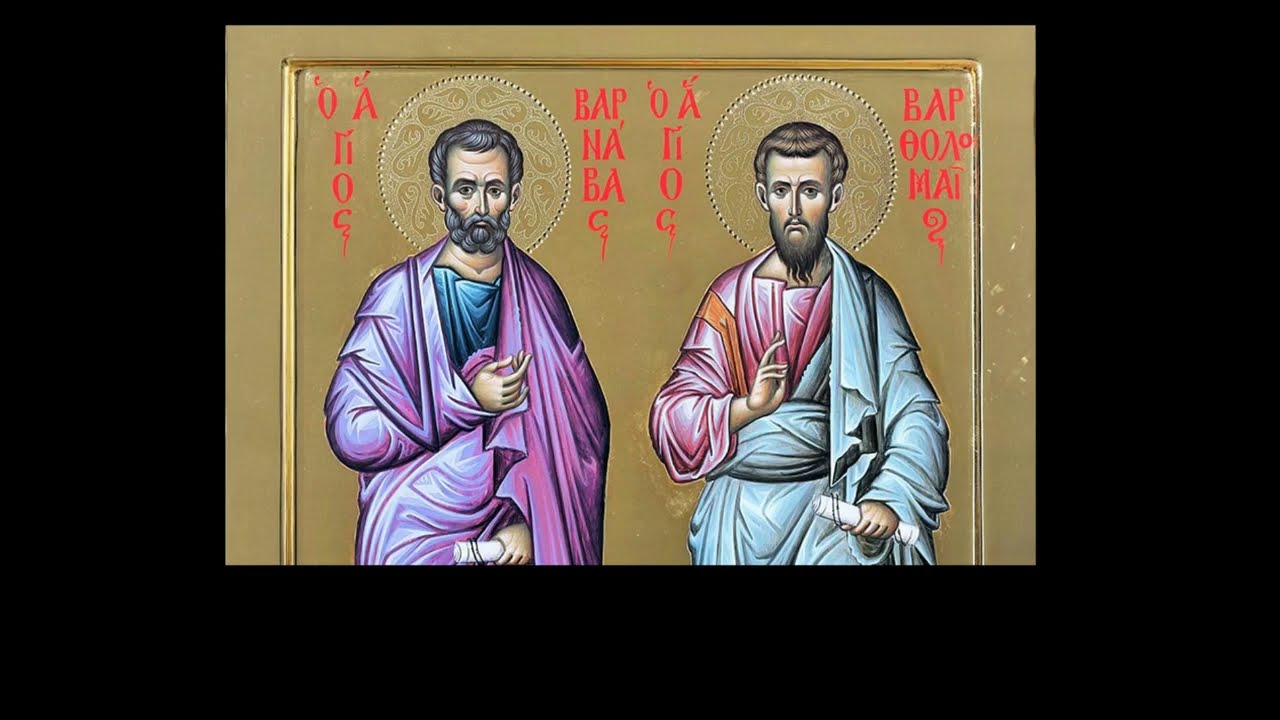 Святые апостолы Варфоломей и Варнава