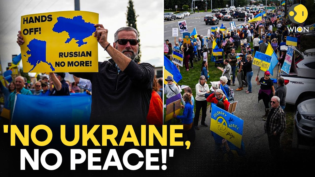 Trump Meets Putin LIVE: MASSIVE Protests Erupt as Ukraine Is Left Out of Trump-Putin Talks | War