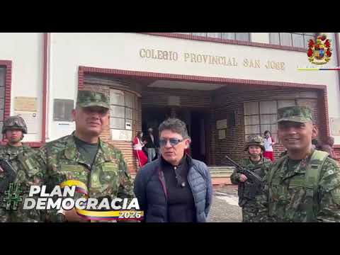 ¡La ciudadanía agradece la labor del Ejército Nacional en pro de la democracia!