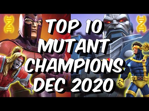 Top 10 Mutant Champions Dec 2020 - God Tier Best Of The Best Breakdown - Marvel Contest of Champions
