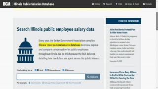 BGA: New update to compensation database for Illinois Employees