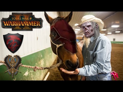 HEAVY METAL CAVALRY SHOWDOWN - Tomb Kings vs Vampire Counts | Total War: Warhammer 2