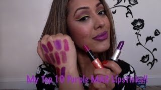 My Top 10 Purple MAC Lipsticks for Indian, Pakistani &amp; Asian skin