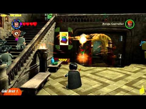 Lego Harry Potter Years 1-4: Lobby and Lobby Hallway FREE ROAM (All collectibles) - HTG