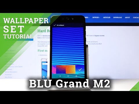 How to Change Wallpaper in BLU Grand M2 – Set Up Lock & Home Screen